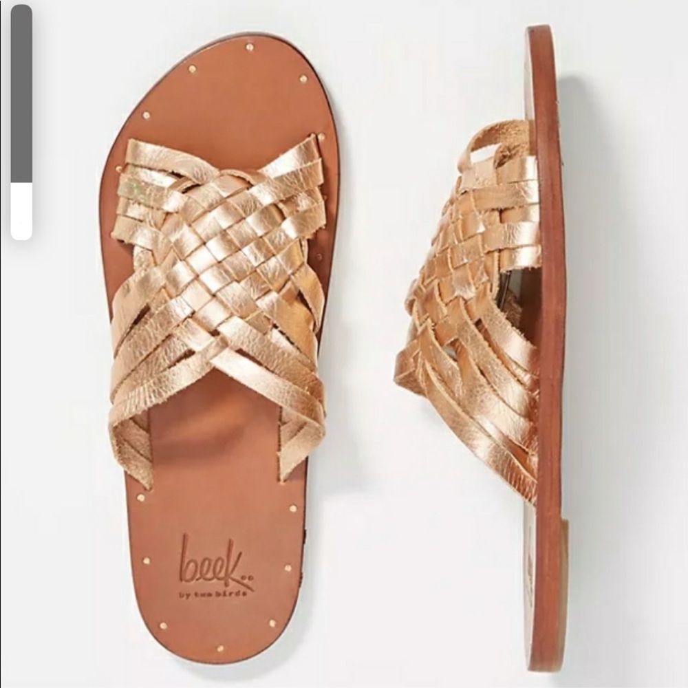 Beek leather sandals